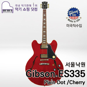 깁슨 일렉트릭기타   체리 ES-335 Dot Reissue